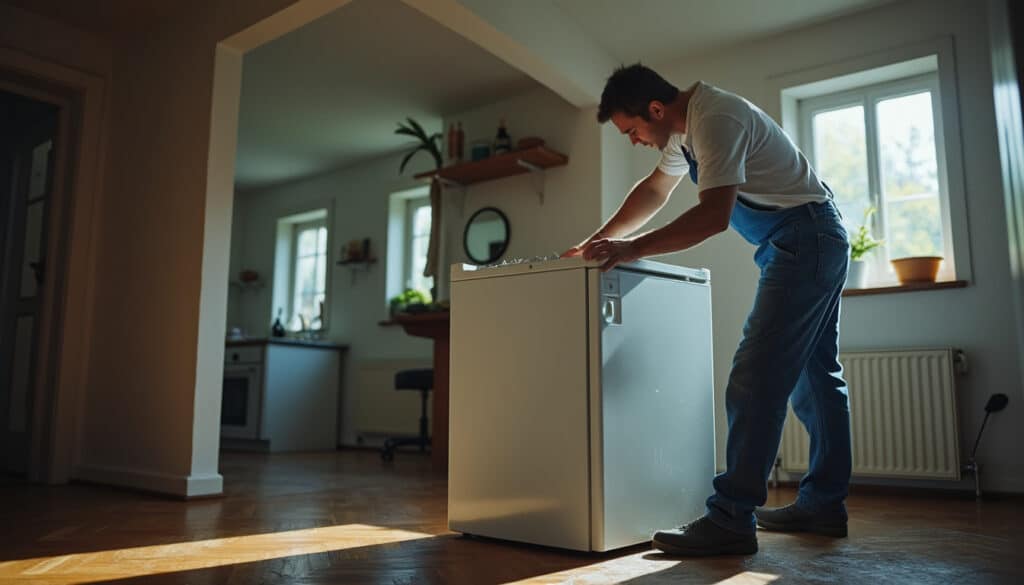 Frigo couché : combien de temps attendre avant de le brancher ?
