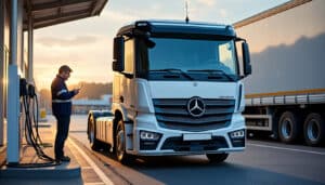 Camion Mercedes électrique : performance et autonomie pour le transport