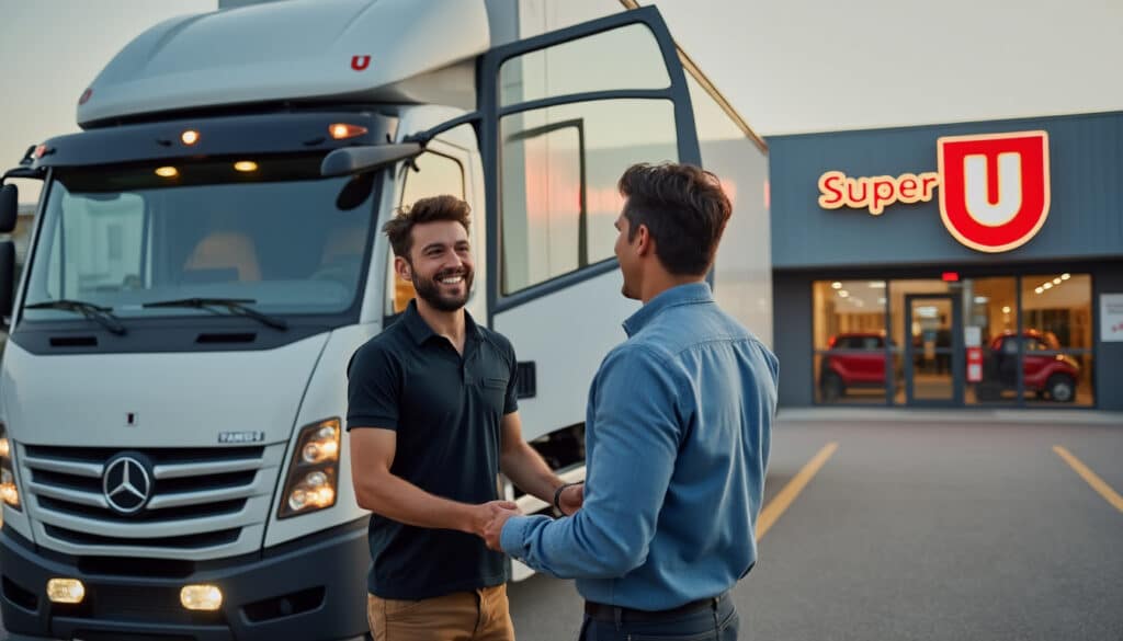 Location de camion benne chez Super U : pratique et accessible