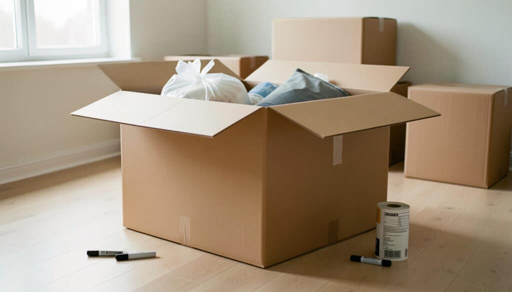 Carton de déménagement 80 x 50 x 50 : usages et limites