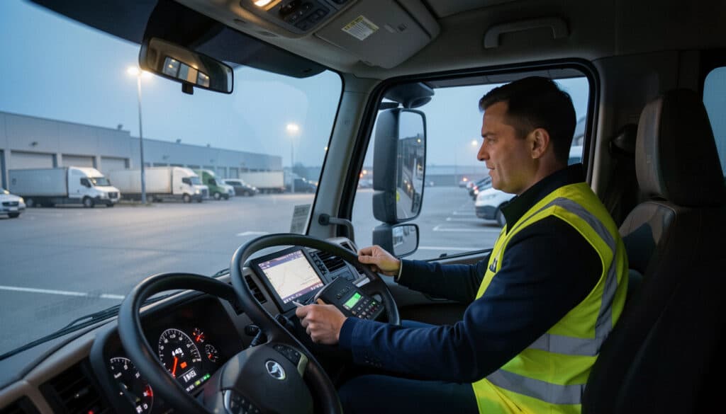 Amplitude du chauffeur routier avec départ avant 5 h