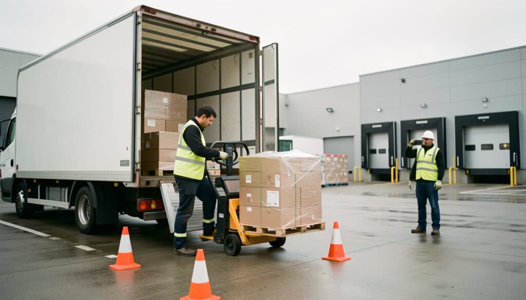 Déchargement de camion : les étapes pour le sécuriser