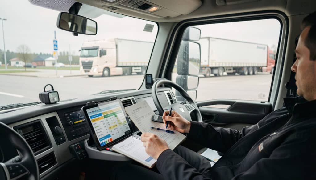 Frais de route en transport routier : barèmes 2026