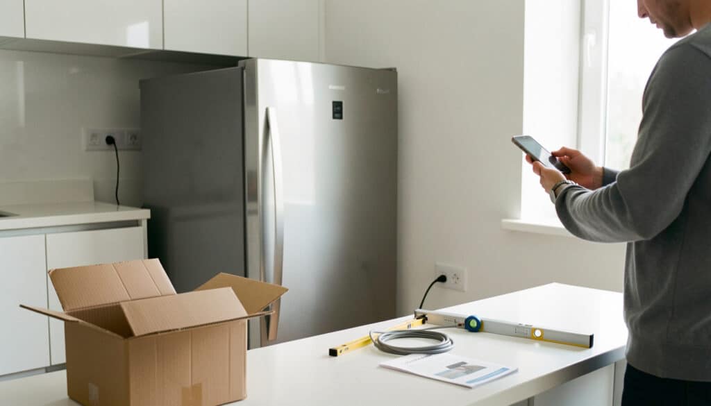 Frigo neuf : combien de temps attendre avant branchement
